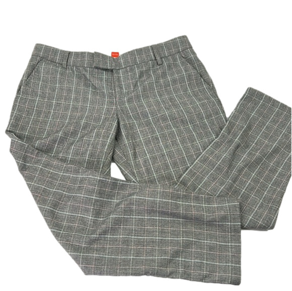 Boss Orange Women's Cropped Check Pants - Picture 1 of 11